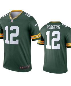 Green Bay Packers Aaron Rodgers Green Legend Jersey - Robokeg