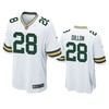 Green Bay Packers A.j. Dillon White 2020 Nfl Draft Game Jersey - Robokeg