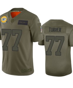 Green Bay Packers Billy Turner Camo 2019 Salute To Service Limited Jersey - Robokeg