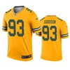 Green Bay Packers B.j. Goodson Gold Inverted Legend Jersey - Robokeg