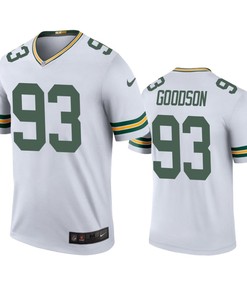 Green Bay Packers B.j. Goodson White Color Rush Legend Jersey - Robokeg