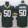 Green Bay Packers Blake Martinez #50 2020 Nfl Black Jersey Jersey - Robokeg