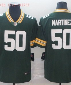 Green Bay Packers Blake Martinez #50 2020 Nfl Black Jersey Jersey - Robokeg