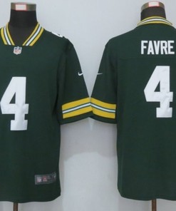 Green Bay Packers Brett Favre #4 2020 Nfl Green Jersey Jersey - Robokeg