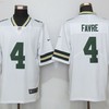 Green Bay Packers Brett Favre #4 2020 Nfl White Jersey Jersey - Robokeg