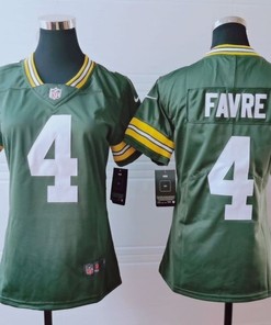 Green Bay Packers Brett Favre #4 Nfl 2020 Dark Green Jersey - Robokeg