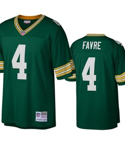 Green Bay Packers Brett Favre Green Legacy Replica Jersey - Robokeg