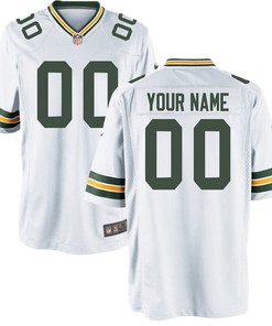Green Bay Packers Custom Game Jersey Custom Jerseys Nfl - Robokeg