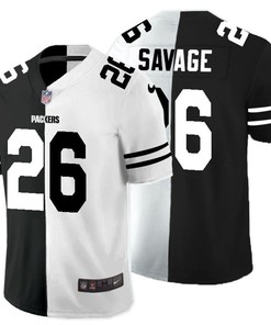 Green Bay Packers Darnell Savage #26 Nfl 2020 Black And White Jersey - Robokeg