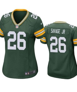 Green Bay Packers Darnell Savage Jr. 2019 Nfl Draft Green Game Womens Jersey - Robokeg
