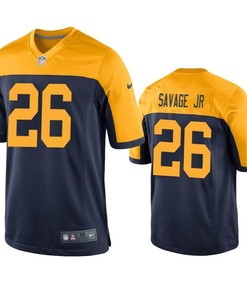 Green Bay Packers Darnell Savage Jr. 2019 Nfl Draft Navy Game Jersey - Robokeg