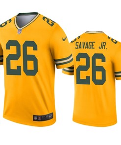 Green Bay Packers Darnell Savage Jr. Gold Inverted Legend Jersey - Robokeg