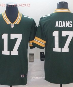 Green Bay Packers Davante Adams #17 2020 Nfl Green Jersey Jersey - Robokeg