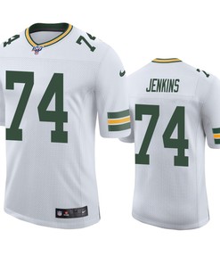 Green Bay Packers Elgton Jenkins White 100th Season Vapor Limited Jersey - Robokeg