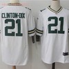 Green Bay Packers Haha Clinton-dix #21 2020 Nfl White Jersey Jersey - Robokeg