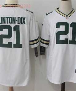 Green Bay Packers Haha Clinton-dix #21 2020 Nfl White Jersey Jersey - Robokeg