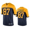 Green Bay Packers Jace Sternberger 2019 Nfl Draft Navy Game Jersey - Robokeg
