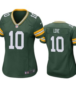 Green Bay Packers Jordan Love Green 2020 Nfl Draft Game Jersey - Robokeg
