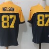 Green Bay Packers Jordy Nelson #87 2020 Nfl Black Jersey Jersey - Robokeg