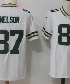Green Bay Packers Jordy Nelson #87 2020 Nfl White Jersey Jersey - Robokeg