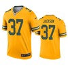 Green Bay Packers Josh Jackson Gold Inverted Legend Jersey - Robokeg