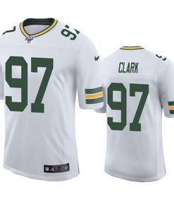 Green Bay Packers Kenny Clark White 100th Season Vapor Limited Jersey - Robokeg