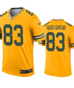 Green Bay Packers Marquez Valdes-scantling Gold Inverted Legend Jersey - Robokeg