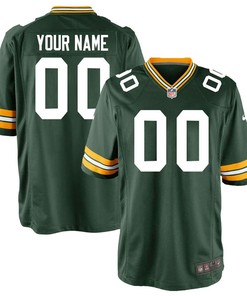 Green Bay Packers Nike Custom Game Jersey - Green - Robokeg