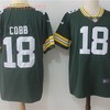 Green Bay Packers Randall Cobb Ii #18 2020 Nfl Green Jersey Jersey - Robokeg