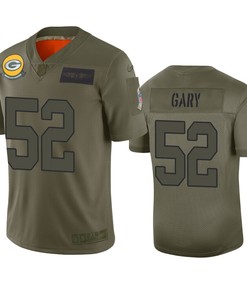 Green Bay Packers Rashan Gary Camo 2019 Salute To Service Limited Jersey - Robokeg