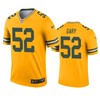 Green Bay Packers Rashan Gary Gold Inverted Legend Jersey - Robokeg