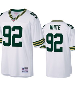 Green Bay Packers Reggie White White Legacy Replica Jersey - Robokeg
