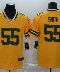 Green Bay Packers Zadarius Smith #55 Nfl 2020 Yellow Jersey - Robokeg