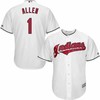 Greg Allen Cleveland Indians Home Official Cool Base Player Jersey - White - Robokeg
