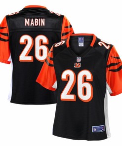 Greg Mabin Cincinnati Bengals Nfl Pro Line Womens Team Color Player Jersey - Black - Robokeg
