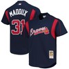 Greg Maddux Atlanta Braves Mitchell & Ness Cooperstown Collection Batting Practice Jersey - Navy Mlb - Robokeg