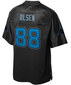 Greg Olsen Carolina Panthers Nfl Pro Line Reverse Fashion Jersey - Black - Robokeg