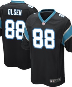 Greg Olsen Carolina Panthers Nike Youth Team Color Game Jersey - Black - Robokeg