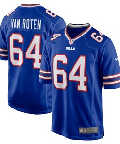Greg Van Roten Buffalo Bills Player Game Jersey - Royal Nfl - Robokeg