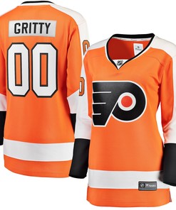 Gritty Philadelphia Flyers Womens Fanatics Branded Breakaway Player Jersey - Orange Nhl - Robokeg