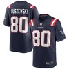 Gunner Olszewski New England Patriots Game Jersey - Navy Nfl - Robokeg
