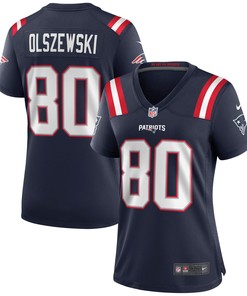 Gunner Olszewski New England Patriots Womens Game Jersey - Navy Nfl - Robokeg