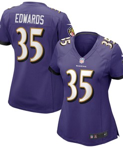 Gus Edwards Baltimore Ravens Womens Game Jersey - Purple Nfl - Robokeg
