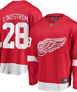Gustav Lindstrom Detroit Red Wings Fanatics Branded Home Breakaway Player Jersey - Red Nhl - Robokeg