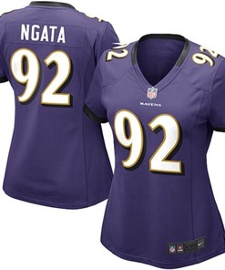 Haloti Ngata Baltimore Ravens Nike Womens Game Jersey - Purple - Robokeg