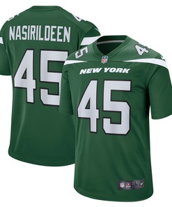 Hamsah Nasirildeen New York Jets Game Jersey - Gotham Green Nfl - Robokeg