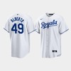 Hanser Alberto 49 Kansas City Royals White Home Player Jersey - Robokeg