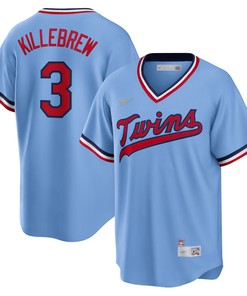 Harmon Killebrew Minnesota Twins Road Cooperstown Collection Player Jersey - Light Blue Mlb - Robokeg