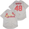 Harrison Bader #48 St Louis Cardinals 2020 Mlb Grey Jersey - Robokeg