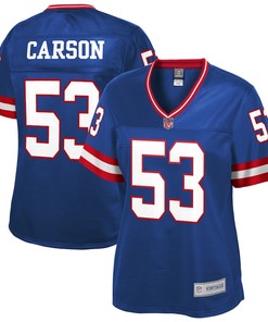 Harry Carson New York Giants Nfl Pro Line Womens Retired Player Jersey - Royal - Robokeg